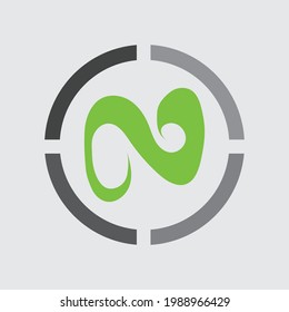vector of letter N logo illustration design template