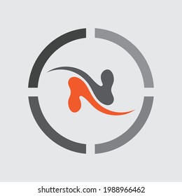 vector of letter N logo illustration design template