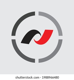 vector of letter N logo illustration design template