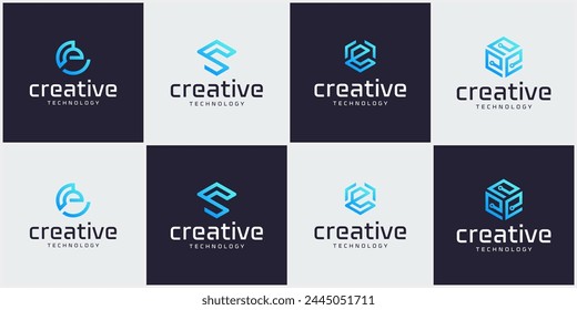 Vector letter N technology logo. N logo with technology concept vector template