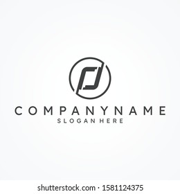 Vector letter O monogram symbol design minimalist. O letter for your best business symbol. Vector illustration EPS.8 EPS.10