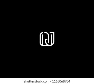 Vector Letter OJ Combine Linked Modern Monogram Logo