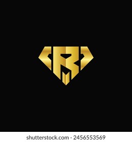 Vector letter R diamond logo design template inspiration, vector illustration.