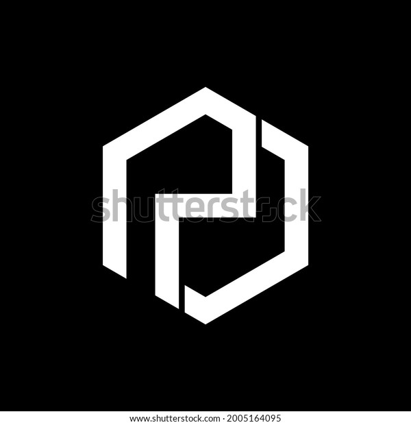 Vector Letter R J Beautiful Strong Stock Vector (royalty Free 