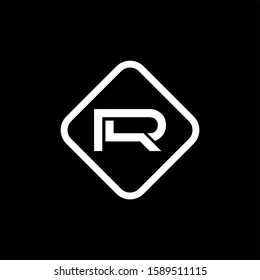 Vector of letter R logo and icon