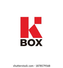 vector of letter r square box simple flat geometric logo