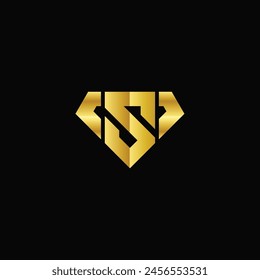 Vector letter S diamond logo design template inspiration, vector illustration.