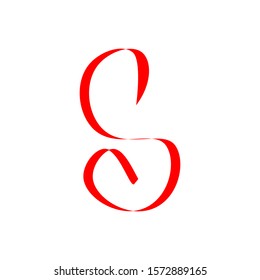 vector letter s symbol use