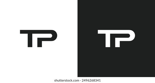 Vector Letter TP Logo Design