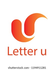 Vector Letter u  LOgo Design Template Icon