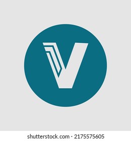 vector of Letter V Business  logo design template