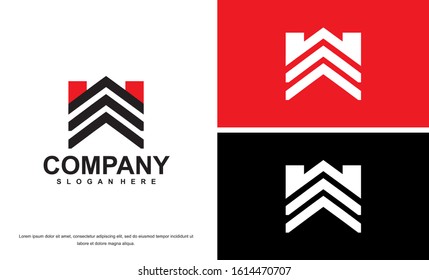 vector Letter w logo icon design template elements
