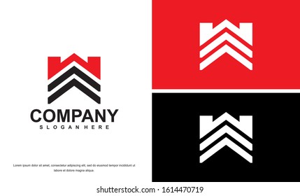 vector Letter w logo icon design template elements