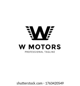 Plantillas de logotipo Carta vectorial con fondo blanco. Diseño De Ala Moderna. 