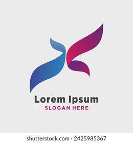Vector letter x logo vector design template business logo symbol