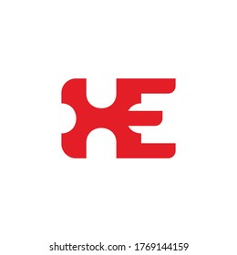 vector of letter xe geometric design fit for motion brand logo
