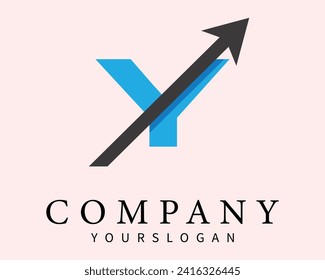 
Vector letter y logo design template.