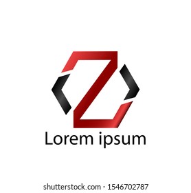 vector letter "Z" logo elegant colors can be used for certain brands easily change color