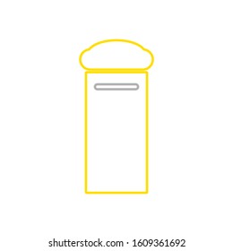 vector letterbox shaped icon for letters