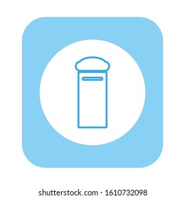 vector letterbox shaped icon for letters