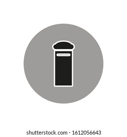 vector letterbox shaped icon for letters