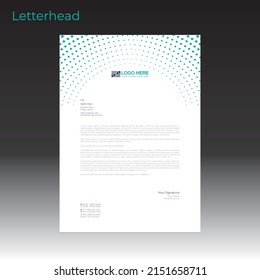 vector letterhead design for any best kind of use
