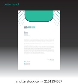 vector letterhead design for any best kind of use