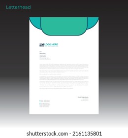 vector letterhead design for any best kind of use