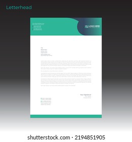 vector letterhead design for any best kind of use