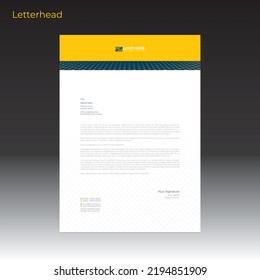 vector letterhead design for any best kind of use