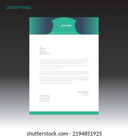 vector letterhead design for any best kind of use