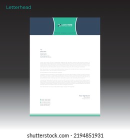 vector letterhead design for any best kind of use