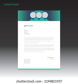 vector letterhead design for any best kind of use