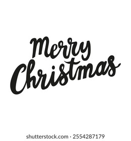 Letras de Vector para Navidades. Texto tipográfico en estilo plano. Plantilla de fuente aislada para el diseño