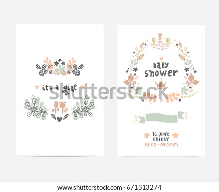 Vector lettering with flower and branches. Cute postcard with beauty illustration for prints, posters, web, phone case, scrapbook. Hello august