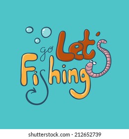 vector lettering handwriting title