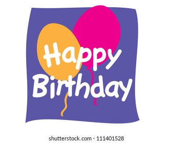 Vector Lettering: Happy Birthday