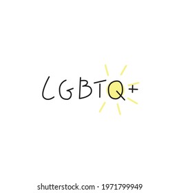 Vector lettering illustration for background or card 
