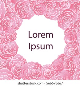 vector lettering on the day of St. valentine about love. Designed to complement your postcards and illustrations