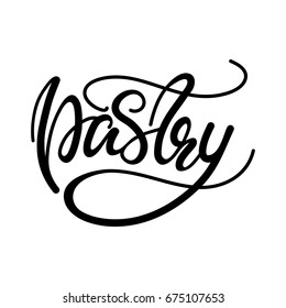 Vector Lettering "Pastry"