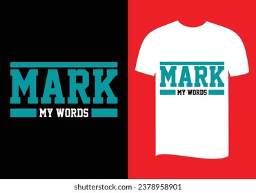 diseño de camiseta tipográfico con letras vectoriales