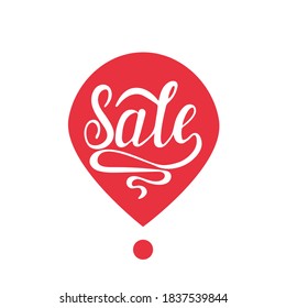 Vector lettering red sale red