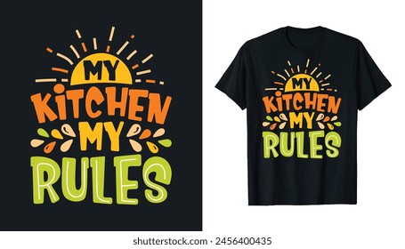 Diseño de camiseta de tipografía de letras de Vector. Tipografía de alimentos.