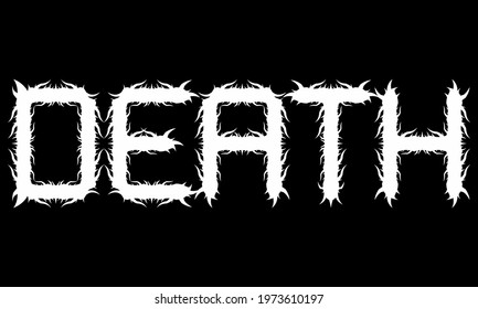 online death metal font