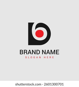 Vector Lettermark Logo – DB or D6 Initials for Creative Companies

