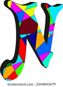 Vector letters. Each color can be changed at your discretion...