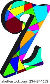 Vector letters. Each color can be changed at your discretion...