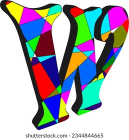 Vector letters. Each color can be changed at your discretion...