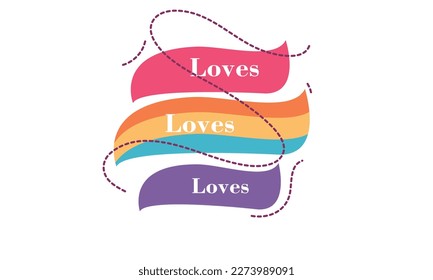 Banner de vector LGBT para el vector del Día del Orgullo Feliz Lgbt. Mes del orgullo. Corazón arcoiris y mano de victoria con brazalete arco iris. Bandera LGBTQ. 