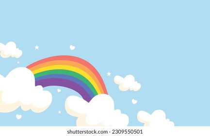 Banner de vector LGBT para el vector del Día del Orgullo Feliz Lgbt. Mes del orgullo. Bandera LGBTQ arco iris